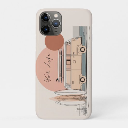 Van Life Surf Van – Retro Strand Camper Esthetiek Case-Mate iPhone Case (Achterkant)