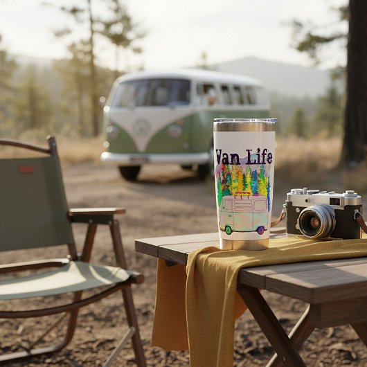 Van life T-Shirt Geïsoleerde Drinkbeker