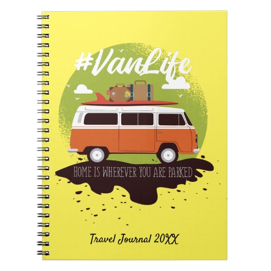 Van life Travel Journal Notitieboek (Voorkant)