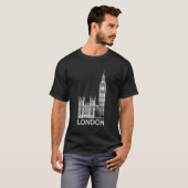 van Londen voor T-shirt (Voorkant volledig)