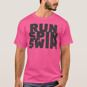 van loopgraatdraai triatlete 4 t-shirt