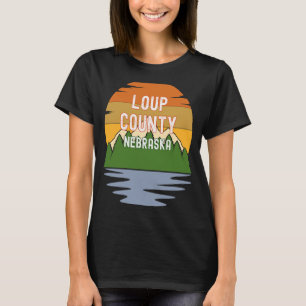 Van Loup County Nebraska  Sunset T-shirt