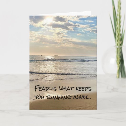 Van Love Poem Feestdagen Kaart (Voorkant)