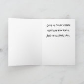 Van Love Poem Feestdagen Kaart (Binnen)