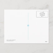 Van Lucy: GELUKKIGE HANUKKAH MODERNE MENORAH Feestdagenkaart (Achterkant)