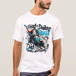 Van luiers tot Bull Dad Handle Anything T-Shirt