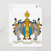 Van madera (Portugal) het Wapenschild Briefkaart (Voorkant / Achterkant)