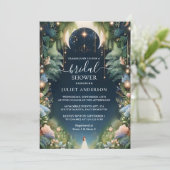 Van Magische Droom Mystieke Sterren Maan Vrijgezel Kaart (Staand voorkant)