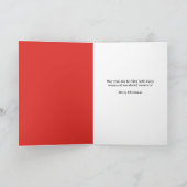 Van makelaar Prettig kerstfeest peperkoekman Feestdagen Kaart (Binnen)