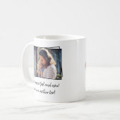 Van mam tot dochter Foto Moederdag Coffee Mu Koffiemok (Voorkant links)