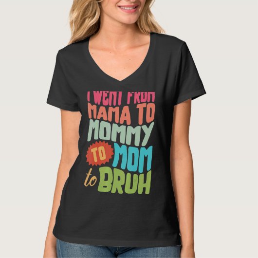Van mama naar mama naar mama. t-shirt (Voorkant)