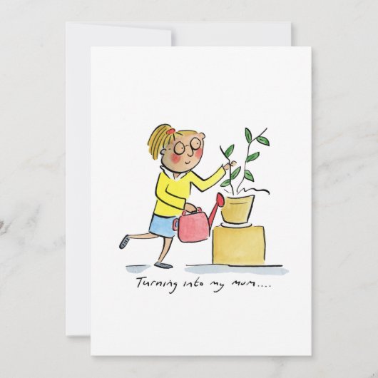 Van mama worden kaart (Voorkant)