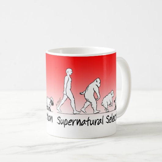 Van Man tot schapen! Dat is de evolutie (devoluti Koffiemok (Voorkant rechts)