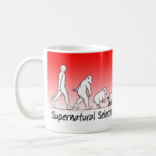 Van Man tot schapen! Dat is de evolutie (devoluti Koffiemok (Links)