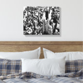 Van Manhattan naar de hemel Canvas Afdruk (Insitu (Slaapkamer))
