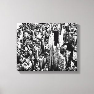 Van Manhattan naar de hemel Canvas Afdruk