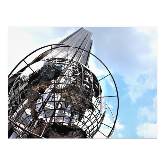 Van Manhattan naar de hemel Foto Afdruk (Voorkant)