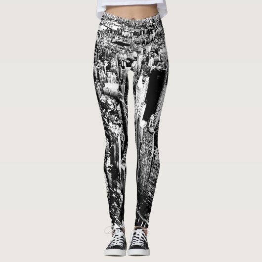 Van Manhattan naar de hemel Leggings (Voorkant)