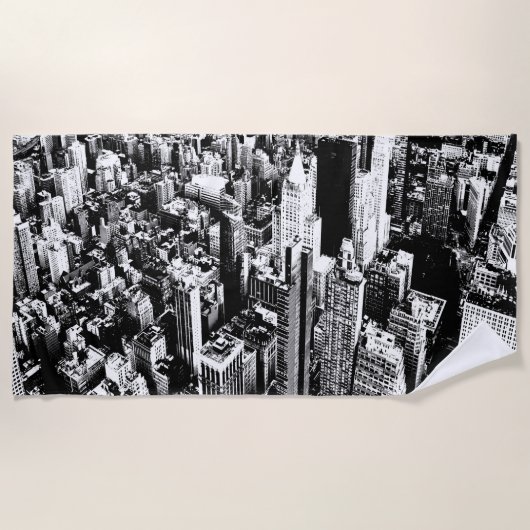 Van Manhattan naar de hemel Strandlaken (Voorkant)