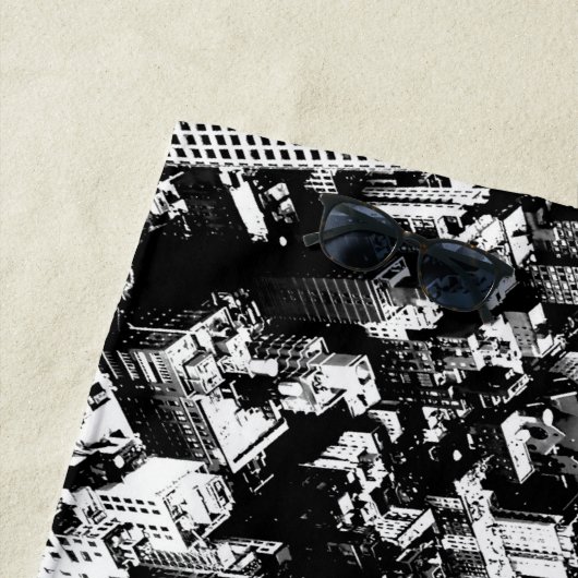 Van Manhattan naar de hemel Strandlaken (In situ)