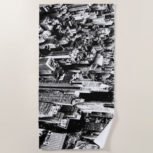 Van Manhattan naar de hemel Strandlaken (Voorkant)