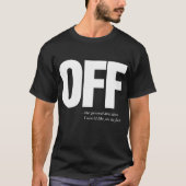 Van Mannen Funny Offente T-Shirts (Voorkant)
