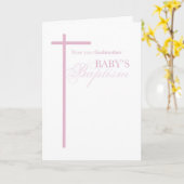 Van Meter bij het Doopsel van Meisje, doorboor Kaart (Gele Bloem)