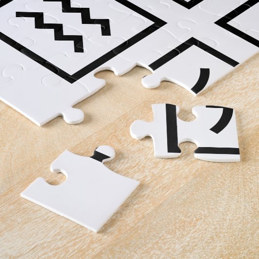 Van mezelf houden Zodiac Puzzle Legpuzzel (Zijkant)