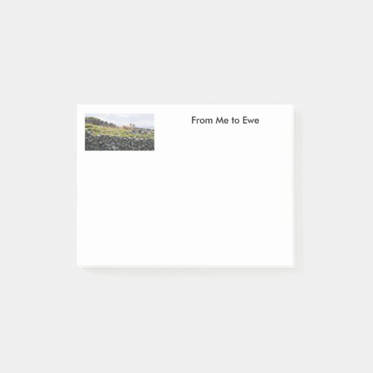 Van mij naar ooi post-it® notes (Voorkant)