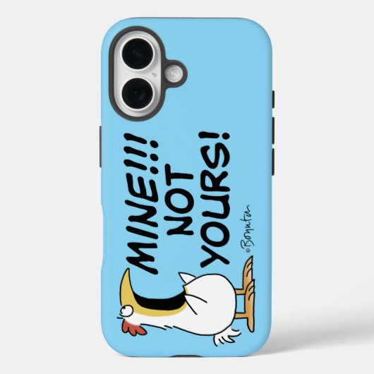 VAN MIJ! NIET VAN JOU! Boynton's kip telefoonhoesj Case-Mate iPhone Case (Achterkant)