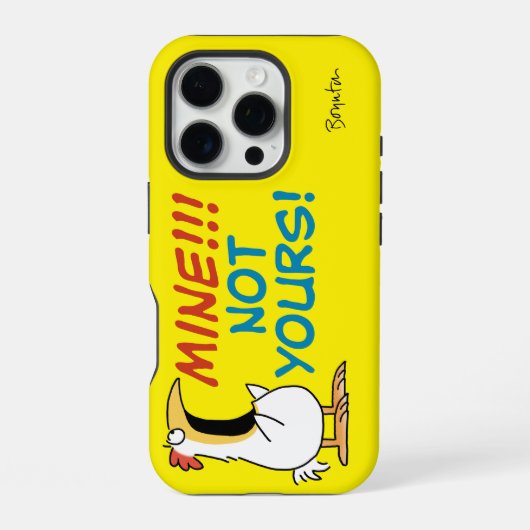 VAN MIJ! NIET VAN JOU! iPhone HOESJE (Achterkant)