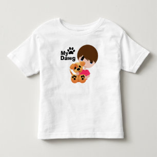 Van mij! Peuter fijne jersey T-shirt