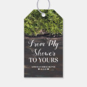 Van mijn douche naar de jouwe - Bruidssalon Cadeaulabel (Voorkant)