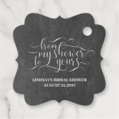 Van mijn douche tot de jouwe bedankjes labels (Achterkant)