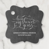 Van mijn douche tot de jouwe bedankjes labels (Voorkant)