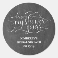 Van mijn douche tot de jouwe - dank je