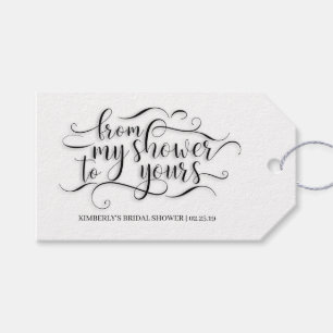 Van mijn douche tot de jouwe - Vrijgezellenfeest Cadeaulabel