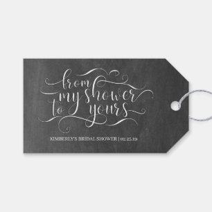 Van mijn douche tot de jouwe - Vrijgezellenfeest Cadeaulabel