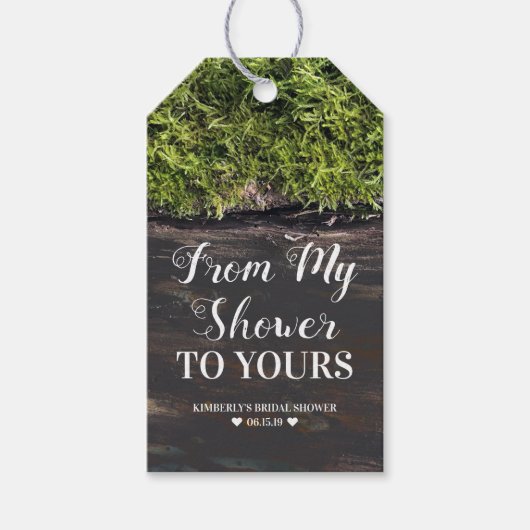 Van mijn douche tot de jouwe - Vrijgezellenfeest Cadeaulabel (Voorkant)