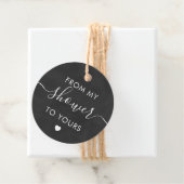 Van mijn douche tot de jouwe, Vrijgezellenfeest kr Bedankjes Labels (In situ)