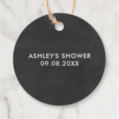 Van mijn douche tot de jouwe, Vrijgezellenfeest kr Bedankjes Labels (Achterkant)