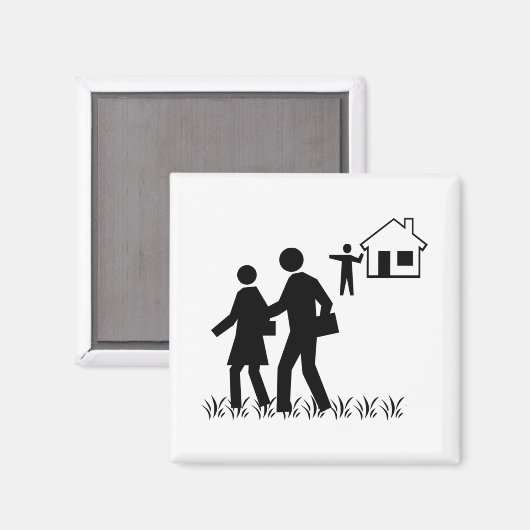 Van mijn gras magneet (Voorkant / Achterkant)