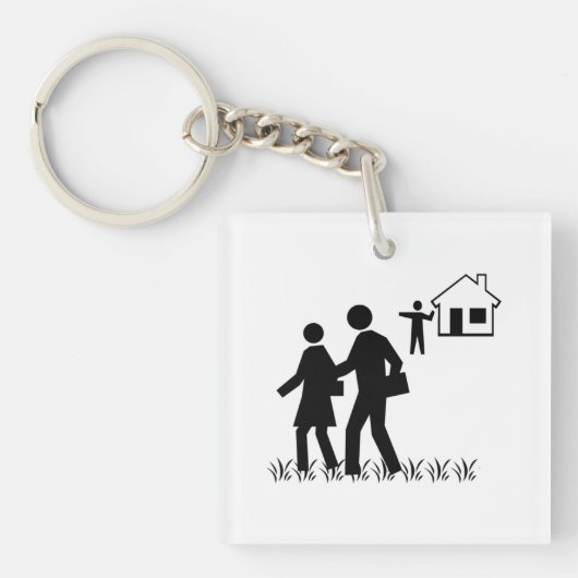 Van mijn gras sleutelhanger (voorkant)