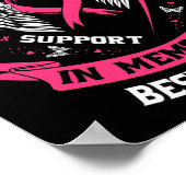 Van mijn hart is in de hemel beste vriend borstkan poster (Hoek)