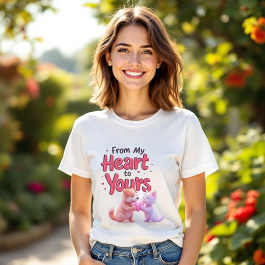 Van mijn hart naar het jouwe Tri-Blend shirt