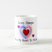 Van mijn hart tot uw morphing-Mok Magische Mok (Center)