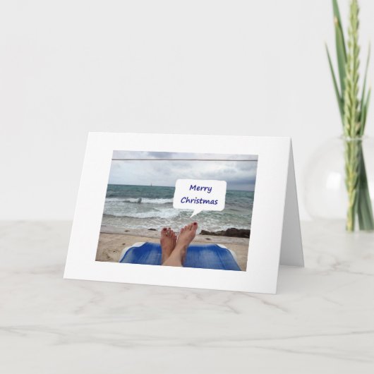 VAN MIJN HOOFD TOT MIJN TENEN IK HOU VAN JOU - VRO FEESTDAGEN KAART (Voorkant)