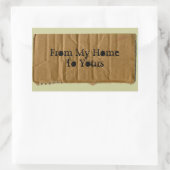 Van mijn huis tot aan uw sticker (Tas)