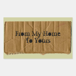 Van mijn huis tot aan uw sticker