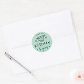 Van mijn keuken naar die van jou Sticker Label II (Envelop)